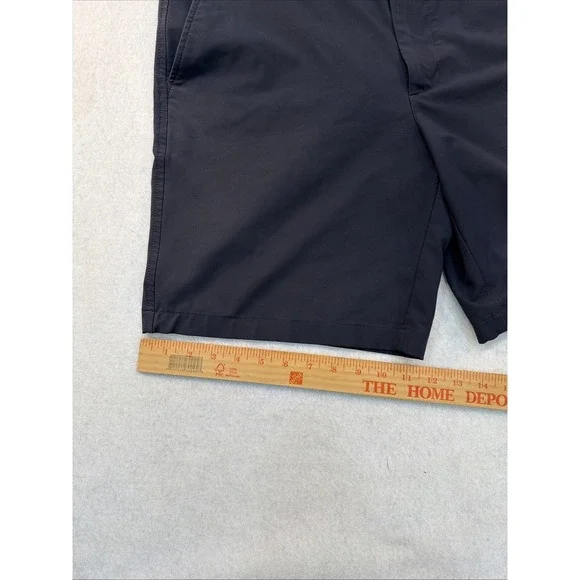 Foot Joy Navy Blue Flat Front Golf Casual Shorts Size W34 Classic Preppy - Picture 6 of 14